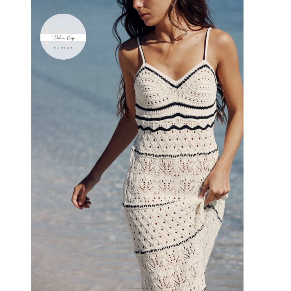 Zara Long Knit Dress Medium